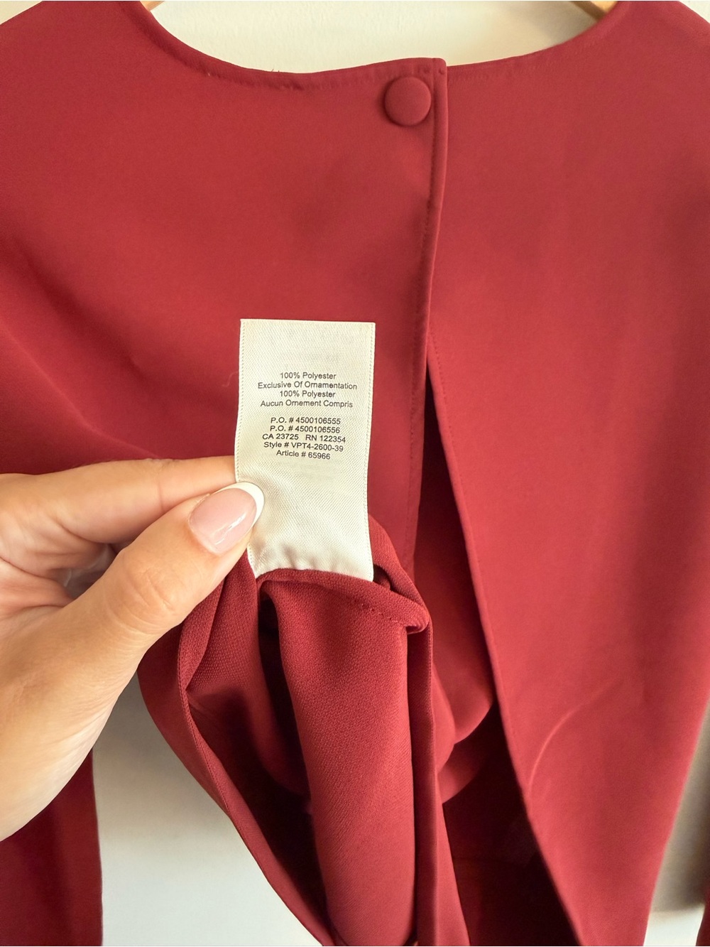 WILFRED LAON TIE BACK BLOUSE - Picture 9 of 9